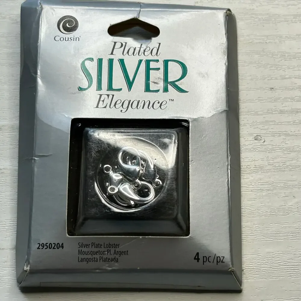 Cousin Silver Plated Jewelry Findings Clasp Toggle Lot NOS